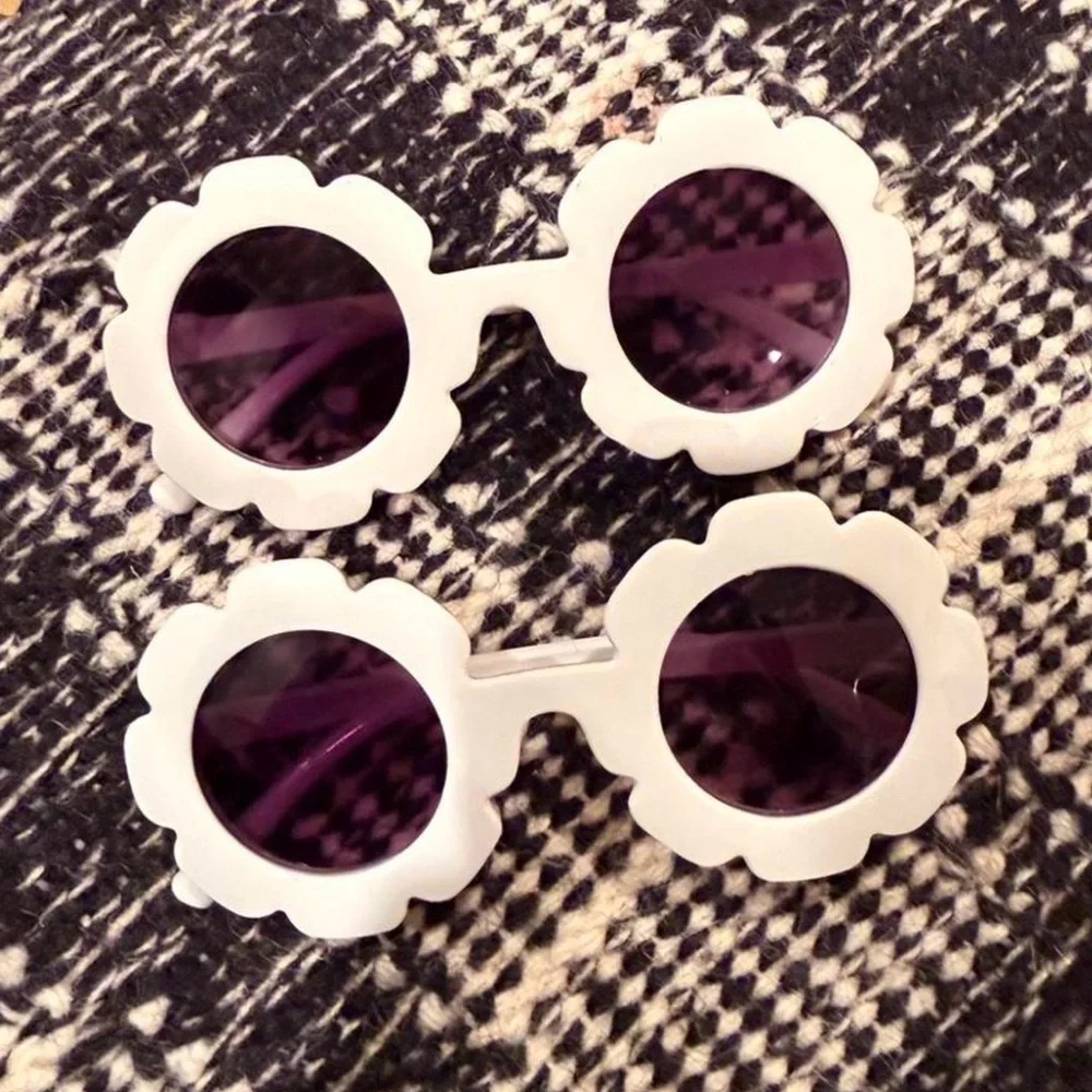 Kids Multi-Pack Fashion Sunglasses - Assorted White, Black, Pink, Orange, Blue